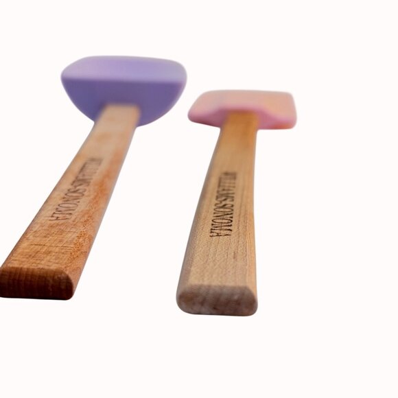 Williams-Sonoma Silicone Spatula Set Heat Resistant Baking Kitchen Cooking Tools - Picture 8 of 15